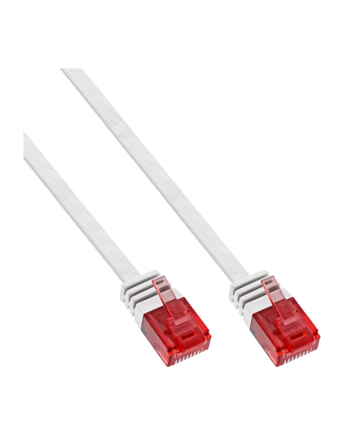 InLine Flat patch cord UTP Cat.6 5m White (71605W) główny