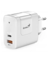 Genius Zasilacz Sieciowy Adapter 65W 2 Portowy Usb C A - nr 1