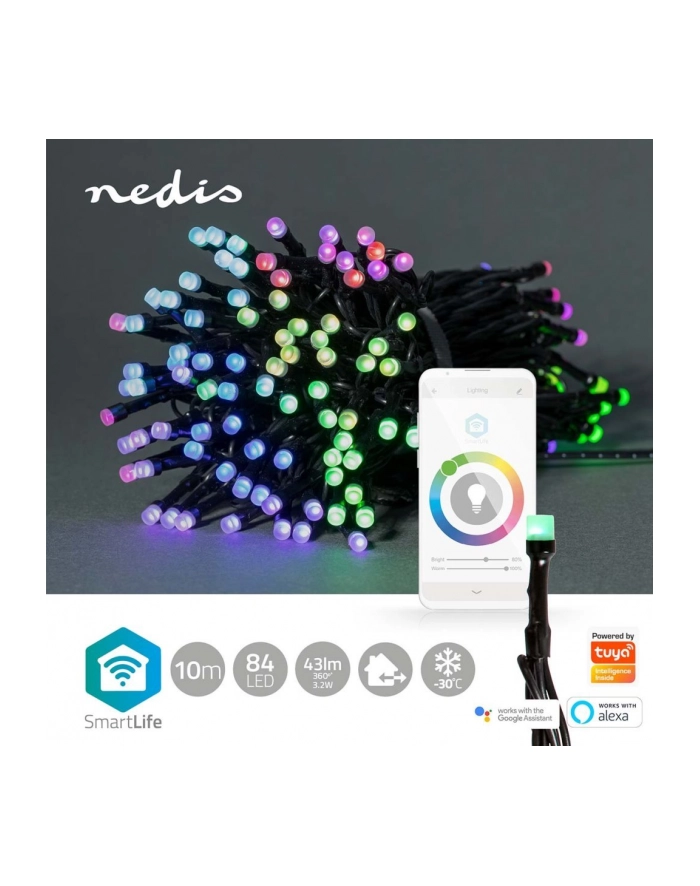 Nedis Smartlife Decorative Led String 84 Led'S Rgb główny