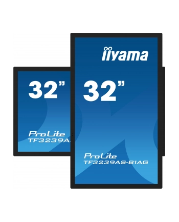 iiyama Monitor 32 cale TF3239AS-B1AG,IPS,FHD,HDMIx2,DP,RJ45,3xUSB,2x10W,     ANDROID,24/7,IP65 nr 2