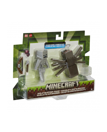 mattel Figurka Minecraft Skeleton i Spider