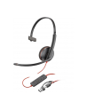 no name Poly Blackwire 3210 Monaural USB-C Headset +USB-C/A Adapter - nr 3