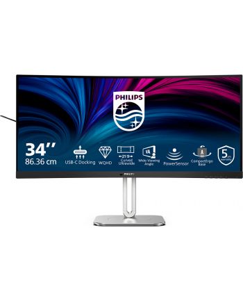 philips Monitor 34B2U5600C 34 cale Curved VA HDMIx2 DP HAS USB-C Głośniki