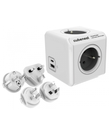 Cubenest PowerCube Rewirable Usb A+c Pd 20 W Terminale podróżne Szary (PC620GY)