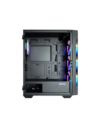 Zalman I3 Neo TG Mid Tower RGB czarna (I3NEOTGCzarny)