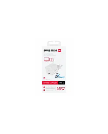 Swissten Ładowarka Sieciowa Usb C 65W Gan Charge nr 2