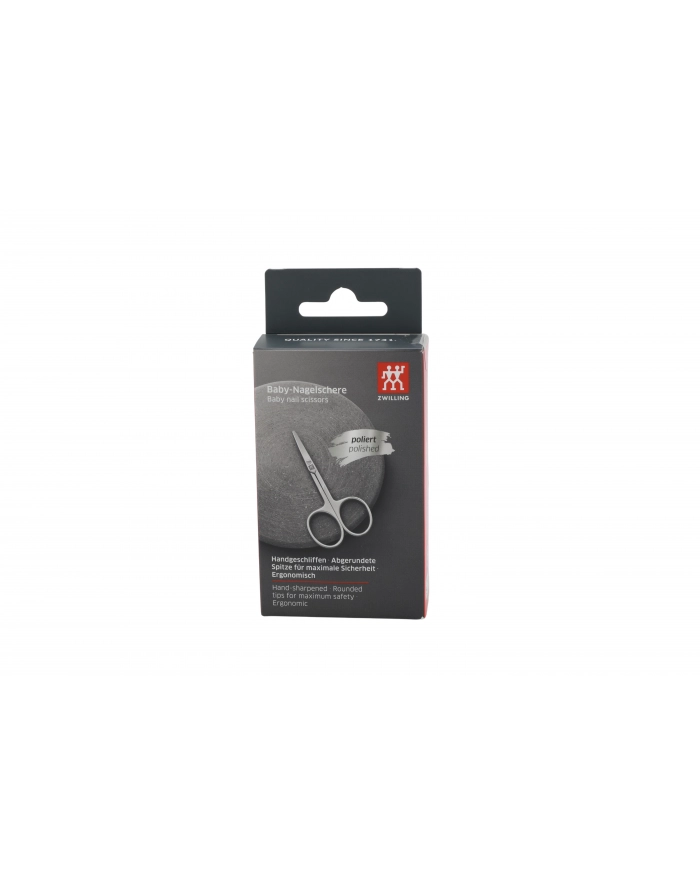 Polerowane nożyczki do obcinania paznokci u dzieci ZWILLING 47367-081-0+J3 Classic Inox 8 cm główny