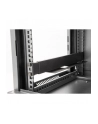 DeLOCK 19 mounting rail, length adjustable 368 - 600 mm for network cabinet, mounting rails (Kolor: CZARNY, 2 pieces, 1 height unit) - nr 8