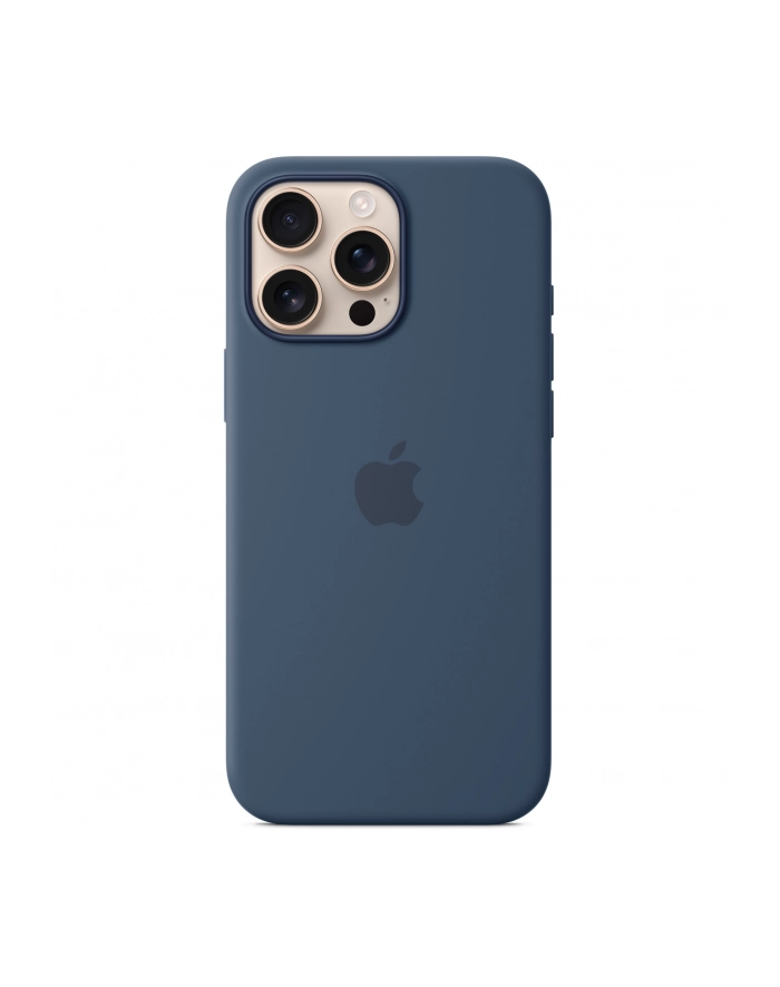 apple Etui silikonowe z MagSafe do iPhonea 16 Pro Max - denim główny