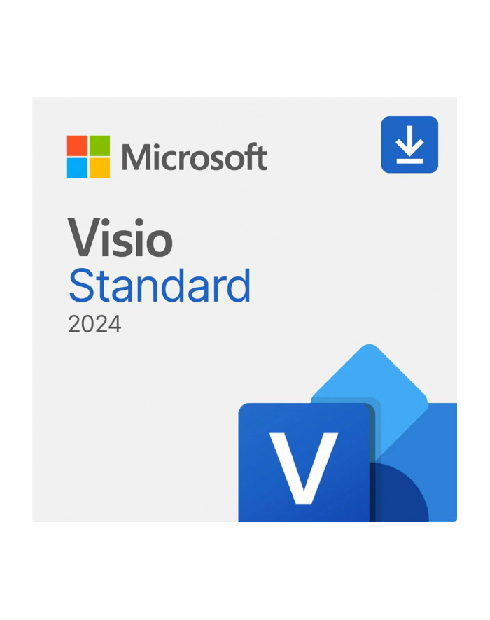 microsoft *ESD Visio Std 2024 Win AllLng DwnLd   EP2-07167 główny