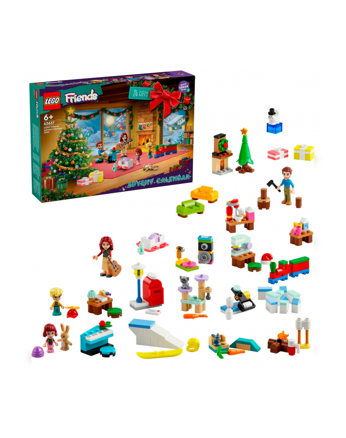 LEGO 42637 Friends Advent Calendar 2024, construction toy główny