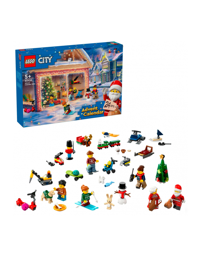 LEGO 60436 City Advent Calendar 2024, construction toy główny