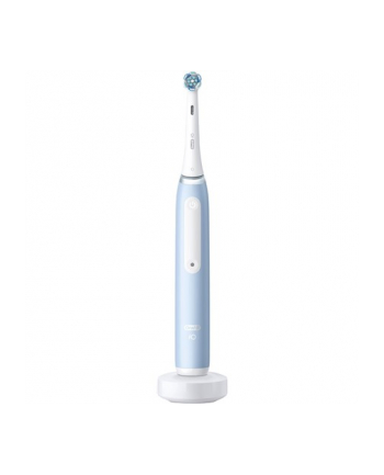 oral-b Doustny-B | Seria iO3 | Elektryczna szczoteczka do zębów | Akumulator | Dla dorosłych | Lodowy błękit | Liczba główek szczoteczki w zestawie 1 | Liczba trybów szczotkowania zębów 3
