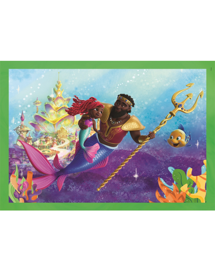 Clementoni Puzzle 4w1 Ariel Disney Junior 21533 główny