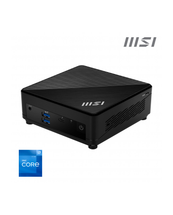 msi Mini PC Cubi 5 12M-001B(wersja europejska)   nOS/i7-1255U/WiFi/AX/BT/Black