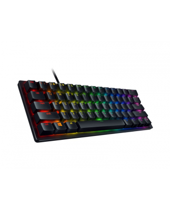 Razer | Łowca Mini 60% | Klawiatura do gier | Opto-mechaniczny | Światło LED RGB | NORD | Czarny | Przewodowy