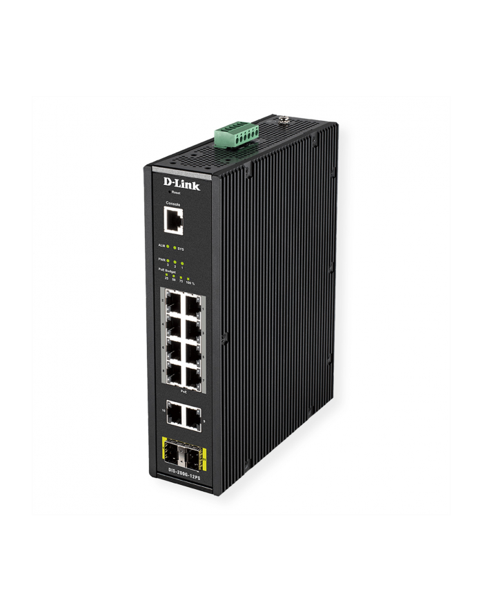 d-link 12-PORT L2 INDUSTRIAL SWITCH/SMART MANAGED GIGABIT POE GR główny