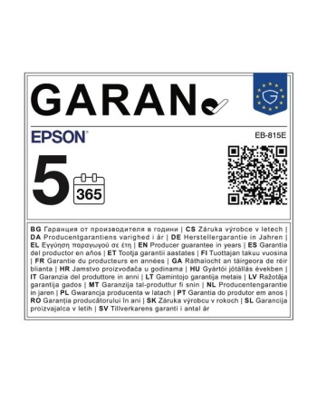Epson | EB-815E | Full HD (1920x1080) | 5000 ANSI lumenów | Czarny nr 2