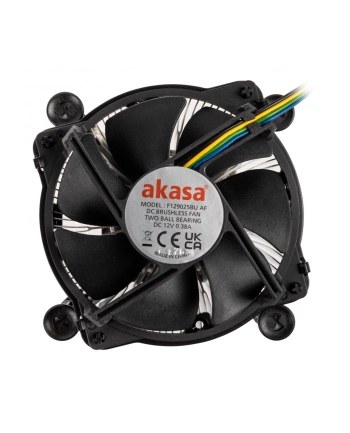 Akasa AK-CC6606BP01 Low Profile Chłodzenie procesora - gniazdo LGA 1700, wysokość 63,2 mm nr 1