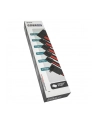 Przedłużacz w oplocie Kolink Core Pro 12V-2x6 Typ 1 - Jet Black/Racing Red - nr 8