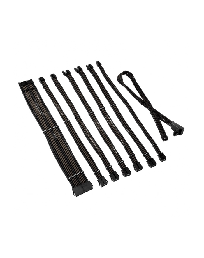 Przedłużacz w oplocie Kolink Core Pro 12V-2x6 Typ 2 - Jet Black/Gunmetal Grey główny