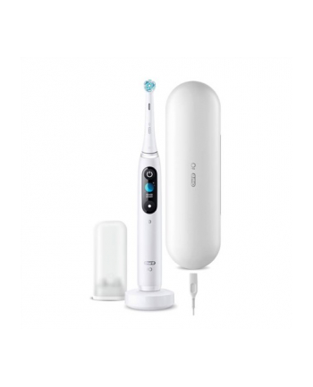 Elektryczna szczoteczka do zębów Oral-B | Seria iO9 | Akumulator | Dla dorosłych | Liczba główek szczoteczki w zestawie 1 | Liczba trybów szczotkowania zębów 7 | Biały