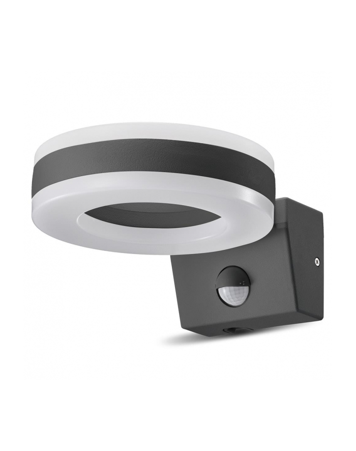 Lampa LED Maclean, ścienna, z czujnikiem PIR, PC+ALU, 20W, 1700lm, IP65, Neutral White 4000K, szara, MCE365 główny