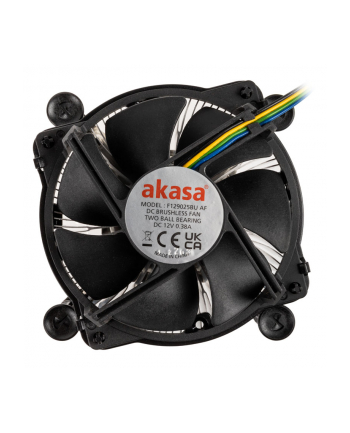Akasa AK-CC6606BP01 Low Profile Chłodzenie procesora - gniazdo LGA 1700, wysokość 63,2 mm nr 1