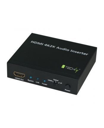 techly HDMI 2K4K AUDIO INSERTER HDMI/TOSLINK/AUDIO STEREO L/R