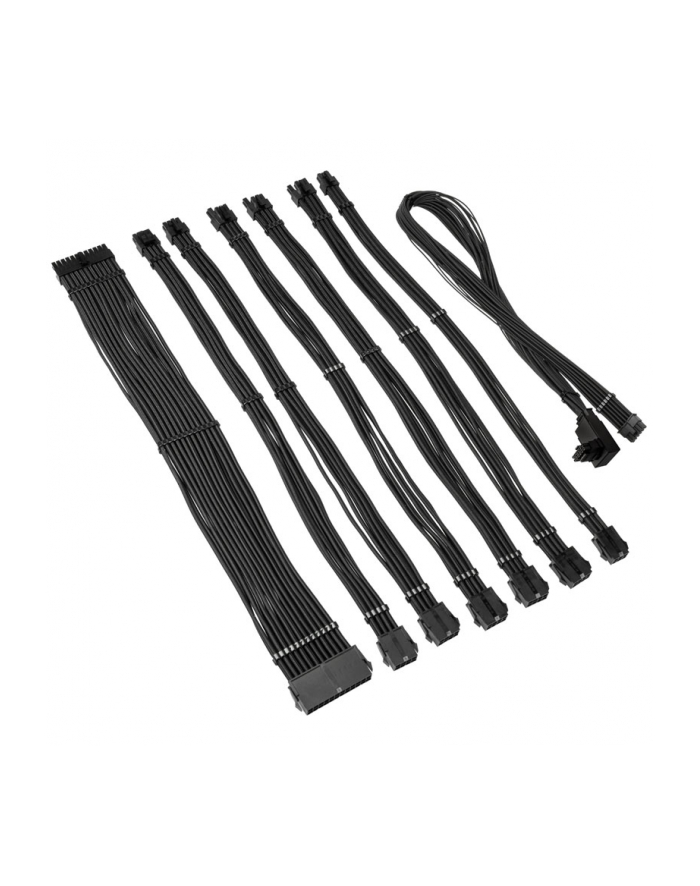 Przedłużacz w oplocie Kolink Core Pro 12V-2x6 Typ 1 - Głęboka Czerń główny