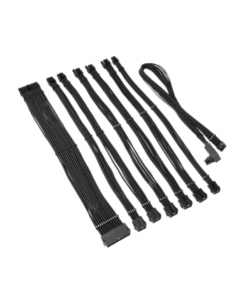 Przedłużacz w oplocie Kolink Core Pro 12V-2x6 Typ 2 - Głęboka Czerń