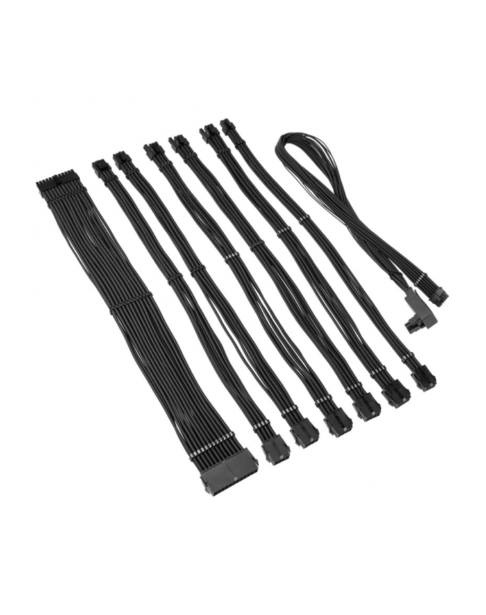 Przedłużacz w oplocie Kolink Core Pro 12V-2x6 Typ 2 - Głęboka Czerń główny