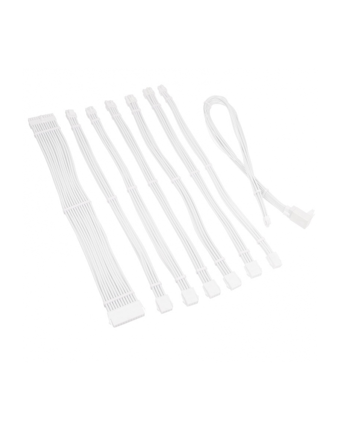 Przedłużacz w oplocie Kolink Core Pro 12V-2x6 Typ 1 - Biały Brylantowy główny