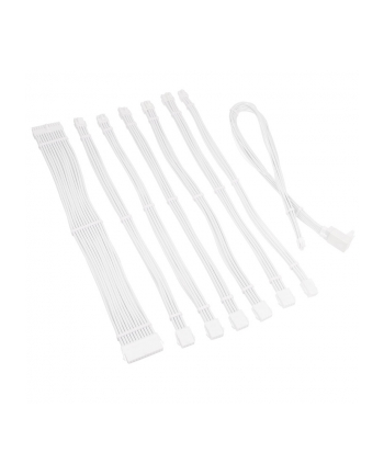 Przedłużacz w oplocie Kolink Core Pro 12V-2x6 Typ 2 - Biały Brylantowy