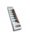 Przedłużacz w oplocie Kolink Core Pro 12V-2x6 Typ 2 - Jet Black/Racing Red - nr 4