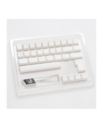 Zestaw Ducky Blank White PBT, profil MDA - 133, układ ANSI-US, układ ANSI-US