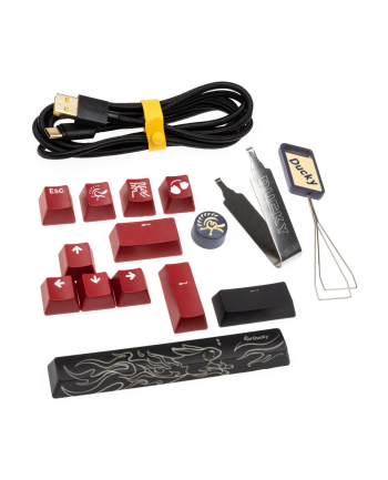 Klawiatura gamingowa Ducky Mecha Pro SF - Cherry MX-Silent-Red (US)