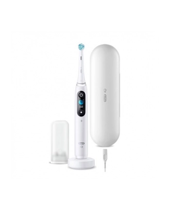 Elektryczna szczoteczka do zębów Oral-B | Seria iO9 | Akumulator | Dla dorosłych | Liczba główek szczoteczki w zestawie 1 | Liczba trybów szczotkowania zębów 7 | Biały nr 1