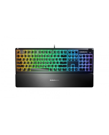 Klawiatura gamingowa SteelSeries Apex 3, układ NOR, przewodowa, czarna SteelSeries | Wierzchołek 3 | Klawiatura do gier | Światło LED RGB | NORD | Przewodowe | Czarny nr 2
