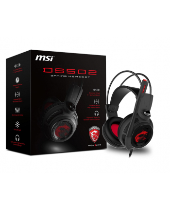 ZESTAW SŁUCHAWKOWY DS502 GAMING MSI