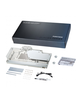 PHANTEKS Glacier G30 Strix z płytą tylną do ASUS Strix RTX 3080, D-RGB - chrom nr 2