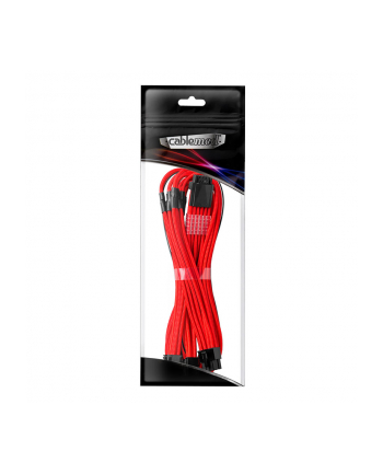 CableMod RT-Series PRO ModMesh 12VHPWR do 3x PCI-e do ASUS/Seasonic - 60cm, czerwony