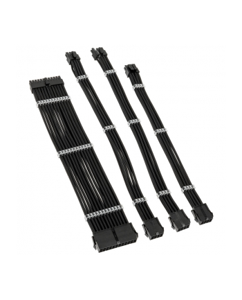 Standardowy przedłużacz w oplocie Kolink Core - Jet Black nr 1