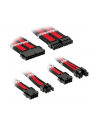 Standardowy przedłużacz w oplocie Kolink Core - Jet Black/Racing Red - nr 1