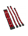 Standardowy przedłużacz w oplocie Kolink Core - Jet Black/Racing Red - nr 2