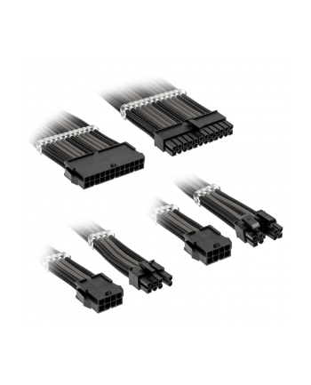 Standardowy przedłużacz w oplocie Kolink Core - Jet Black/Gunmetal Grey nr 2