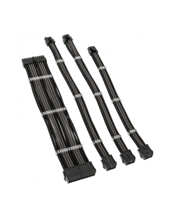 Standardowy przedłużacz w oplocie Kolink Core - Jet Black/Gunmetal Grey nr 1