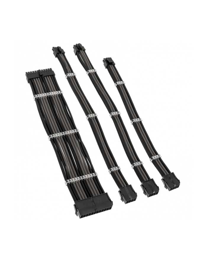 Standardowy przedłużacz w oplocie Kolink Core - Jet Black/Gunmetal Grey główny