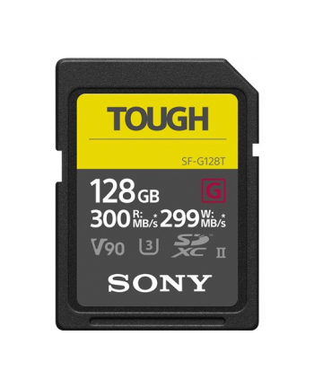 Sony | Wytrzymała karta pamięci | UHS-II | 128 GB | Złącze SDXC | Pamięć flash klasy 10