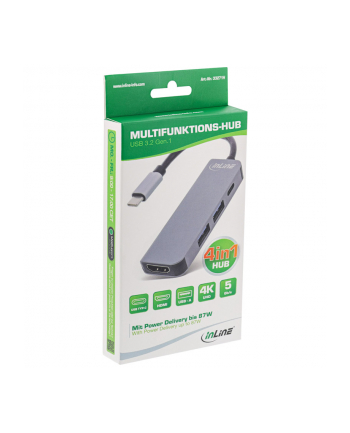 Koncentrator wielofunkcyjny InLine USB 32, 1x USB-C, 2x USB-A, HDMI, nr 1